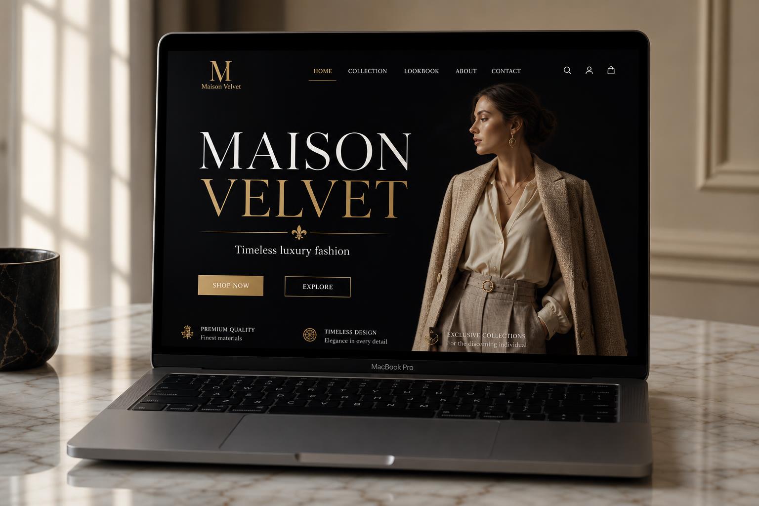 Boutique Brand Website